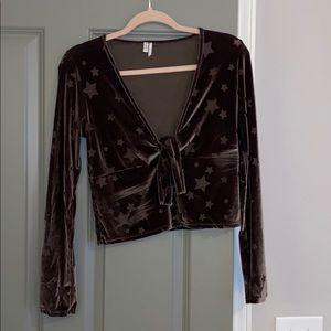 Urban Outfitters Velvet Star top!